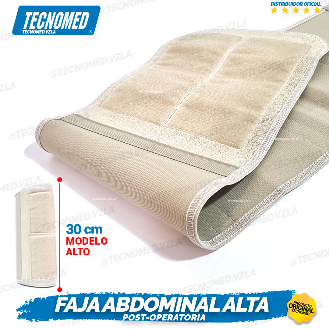 FAJA ABDOMINAL LARGA 30cm POST-OPERATORIA