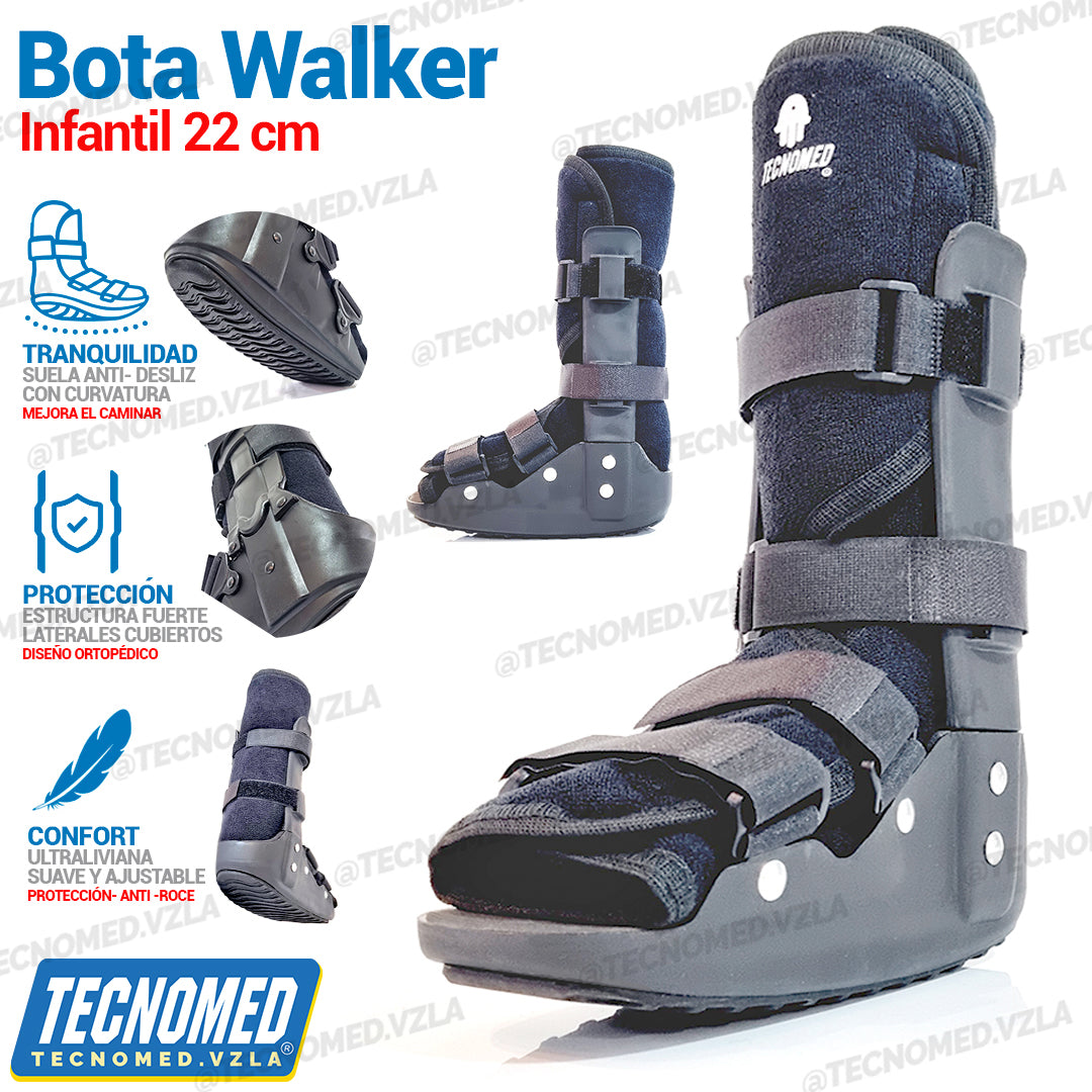 BOTA WALKER INFANTIL TALLA UNICA DE 19,5 cm