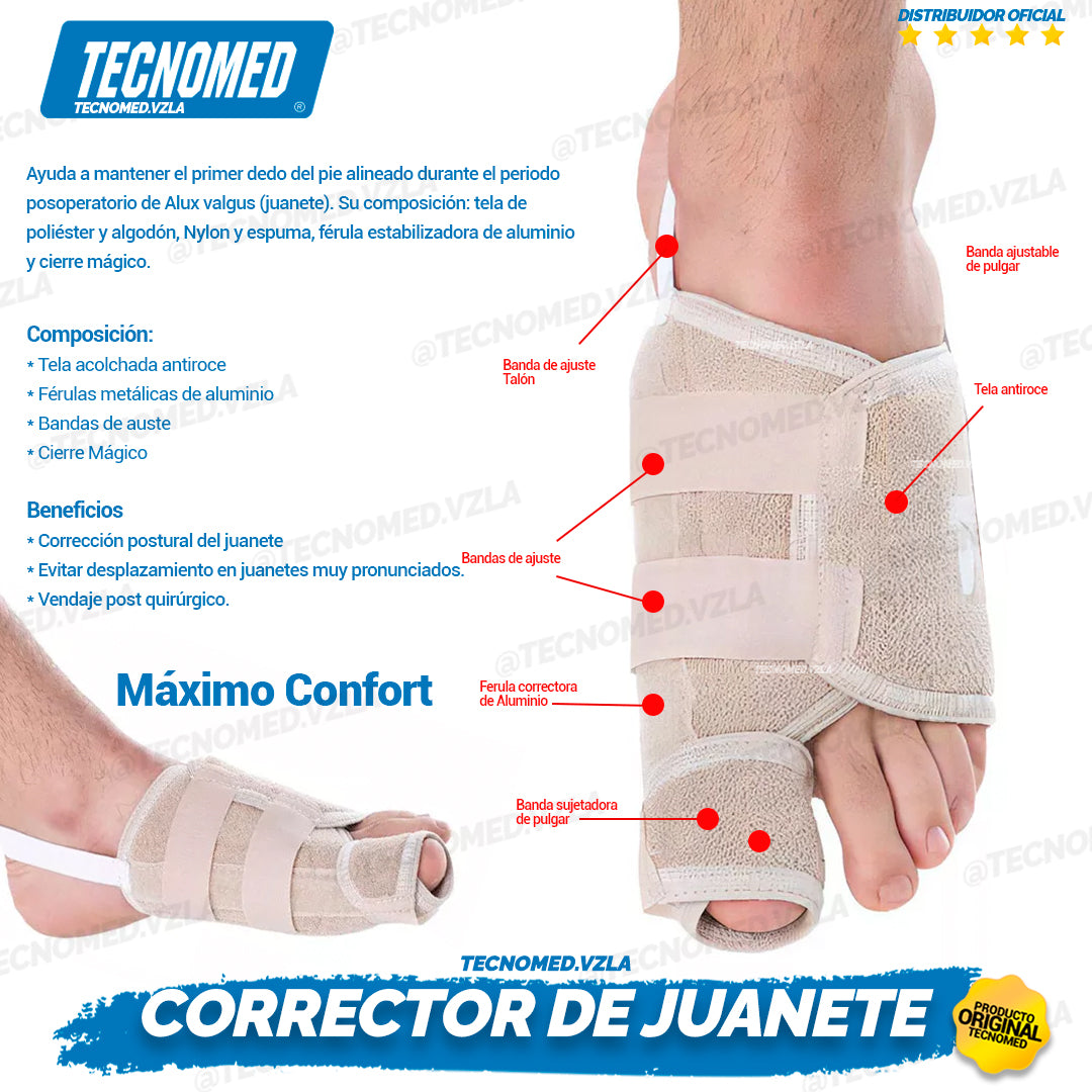 CORRECTOR DE JUANTE POST-OPERATORIO