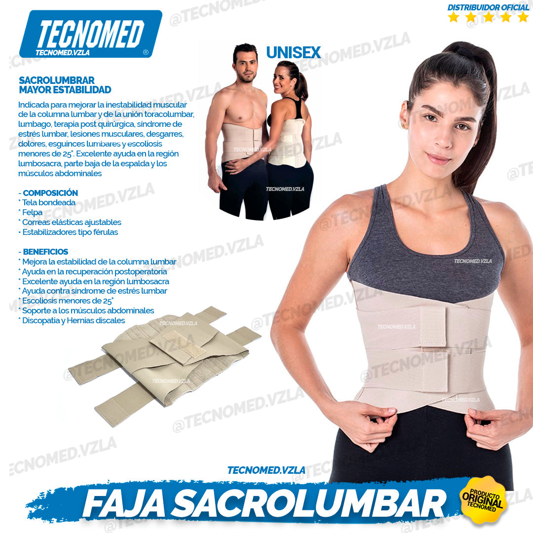 FAJA LUMBOSACRA SOPORTE METALICO