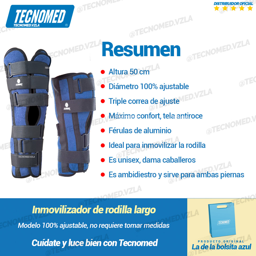 INMOVILIZADOR DE RODILLA LARGO 50 cm
