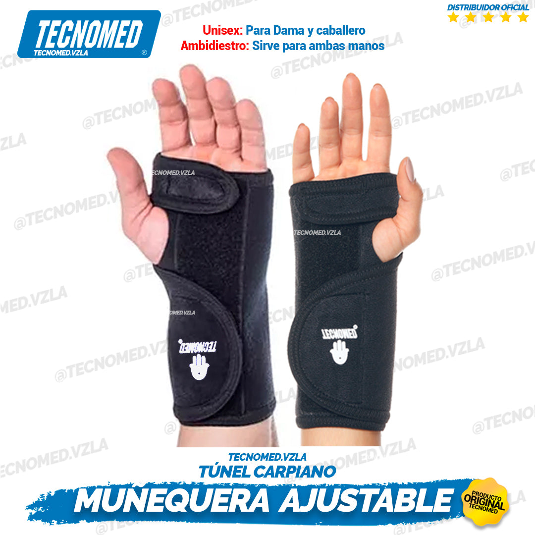 MUÑEQUERA TÚNEL CARPIANO AJUSTABLE