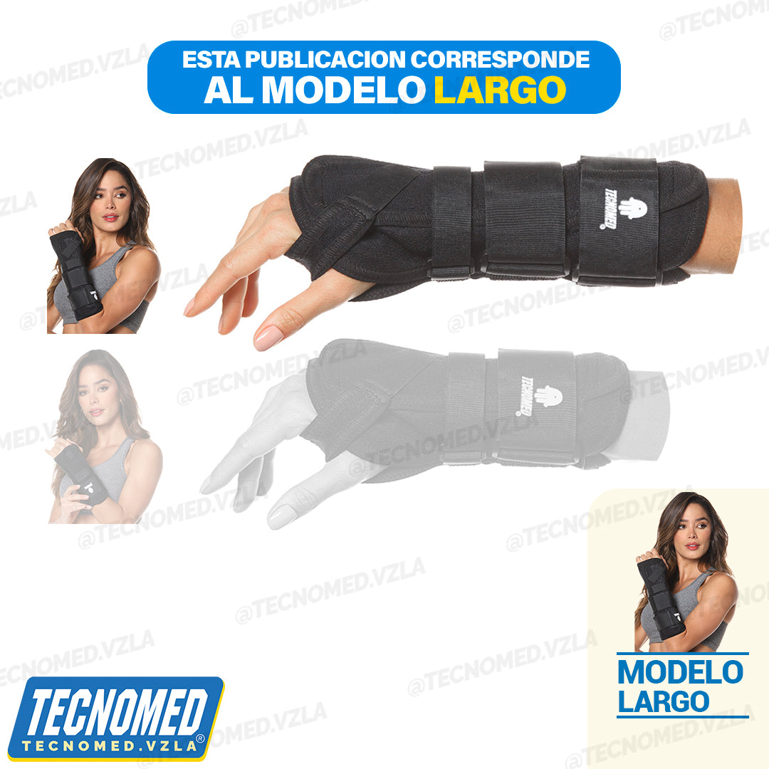 MUÑEQUERA SOPORTE DOBLE FERULA LARGA