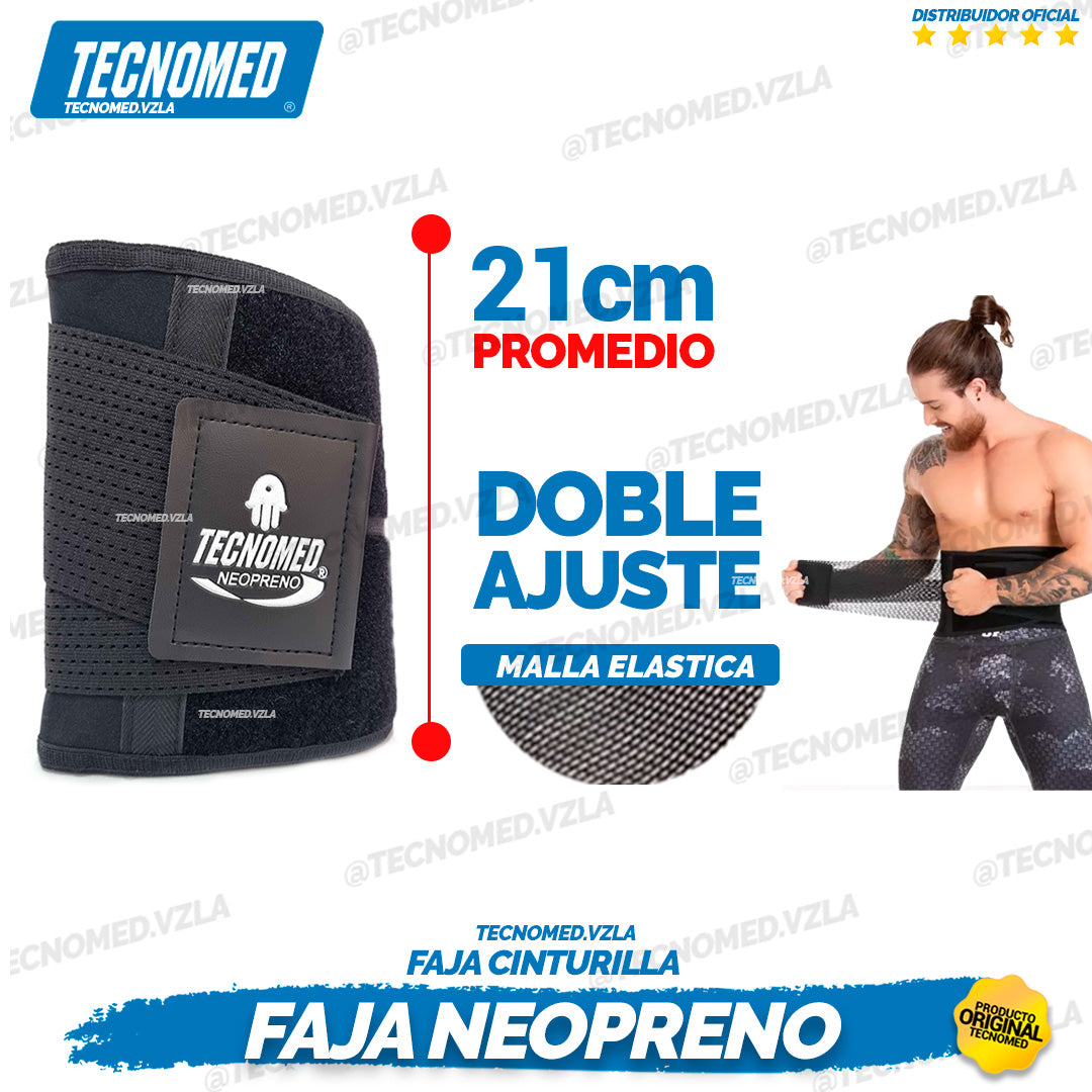 FAJA CINTURILLA PARA GYM MODELO NEOPRENO