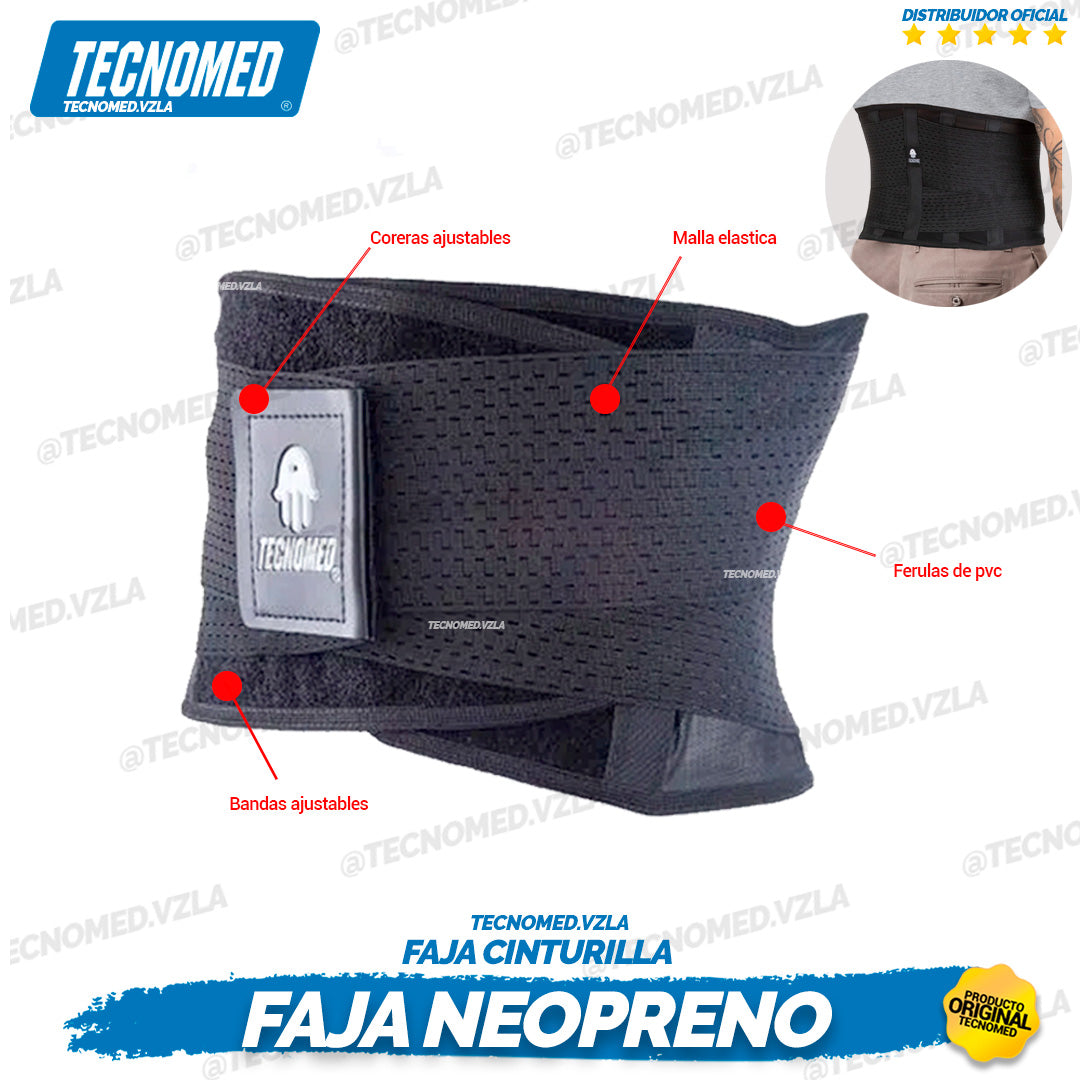 FAJA CINTURILLA PARA GYM MODELO NEOPRENO