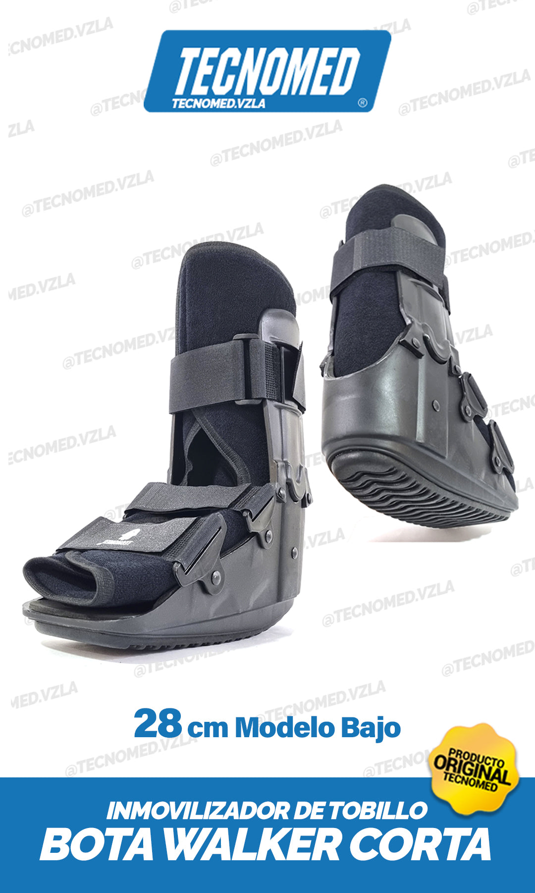 BOTA WALKER CORTA 28 cm INMOVILIZADOR DE TOBILLO