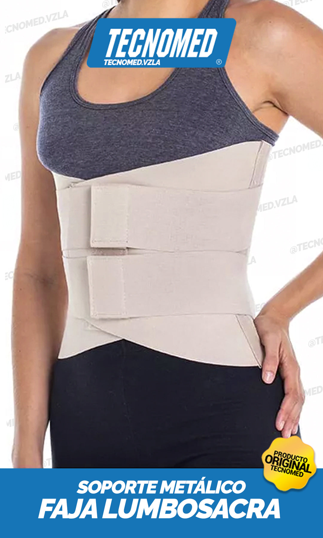 FAJA LUMBOSACRA SOPORTE METALICO