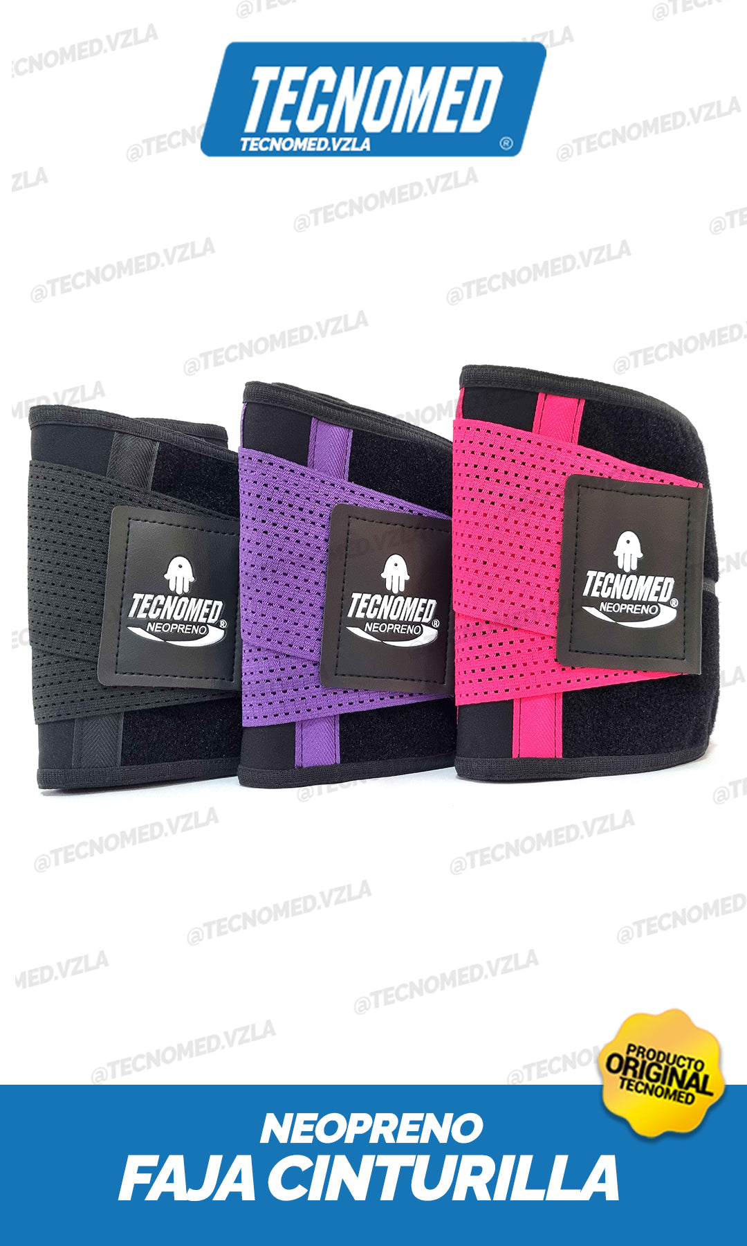 FAJA CINTURILLA PARA GYM MODELO NEOPRENO