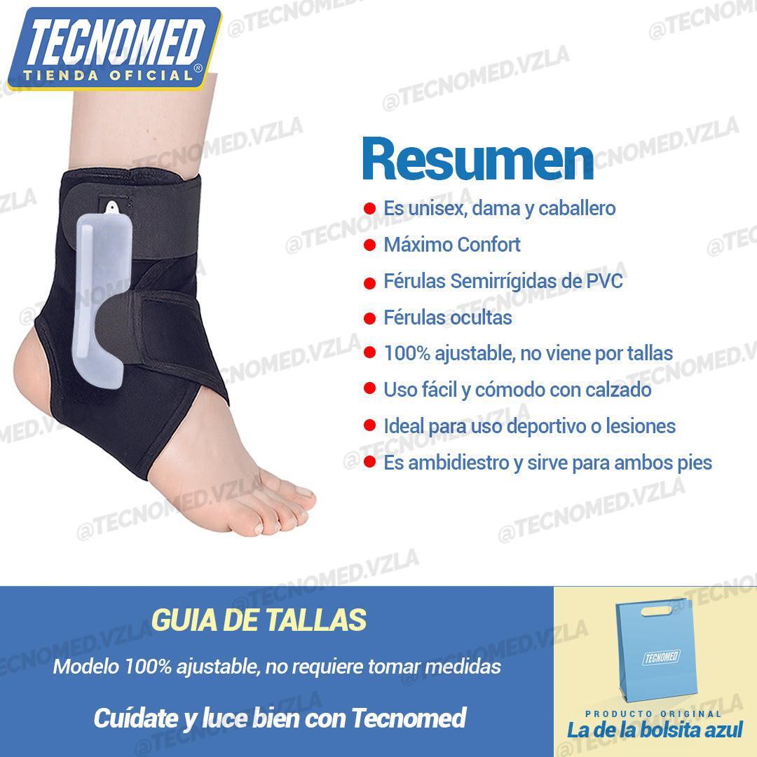 Tobillera soporte ortopédica y deportiva Tecnomed
