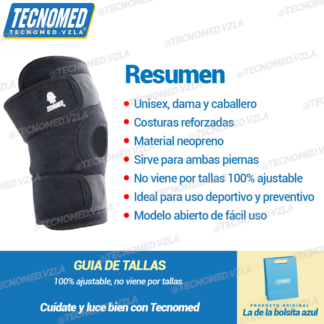 RODILLERA SOPORTE MODELO ABIERTO AJUSTABLE