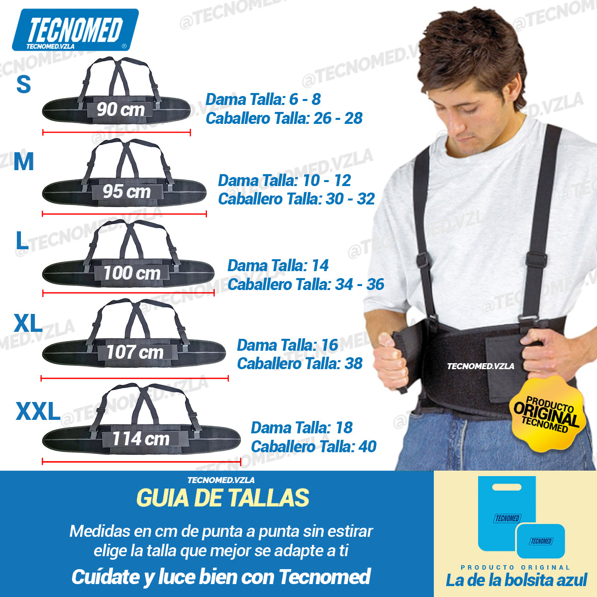 FAJA DE TRABAJO / PROTECIÓN LUMBAR