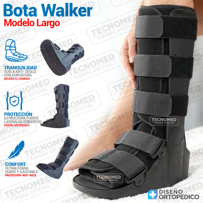 BOTA WALKER LARGA INMOVILIZADOR DE TOBILLO