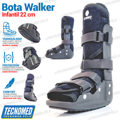 BOTA WALKER INFANTIL TALLA UNICA DE 19,5 cm