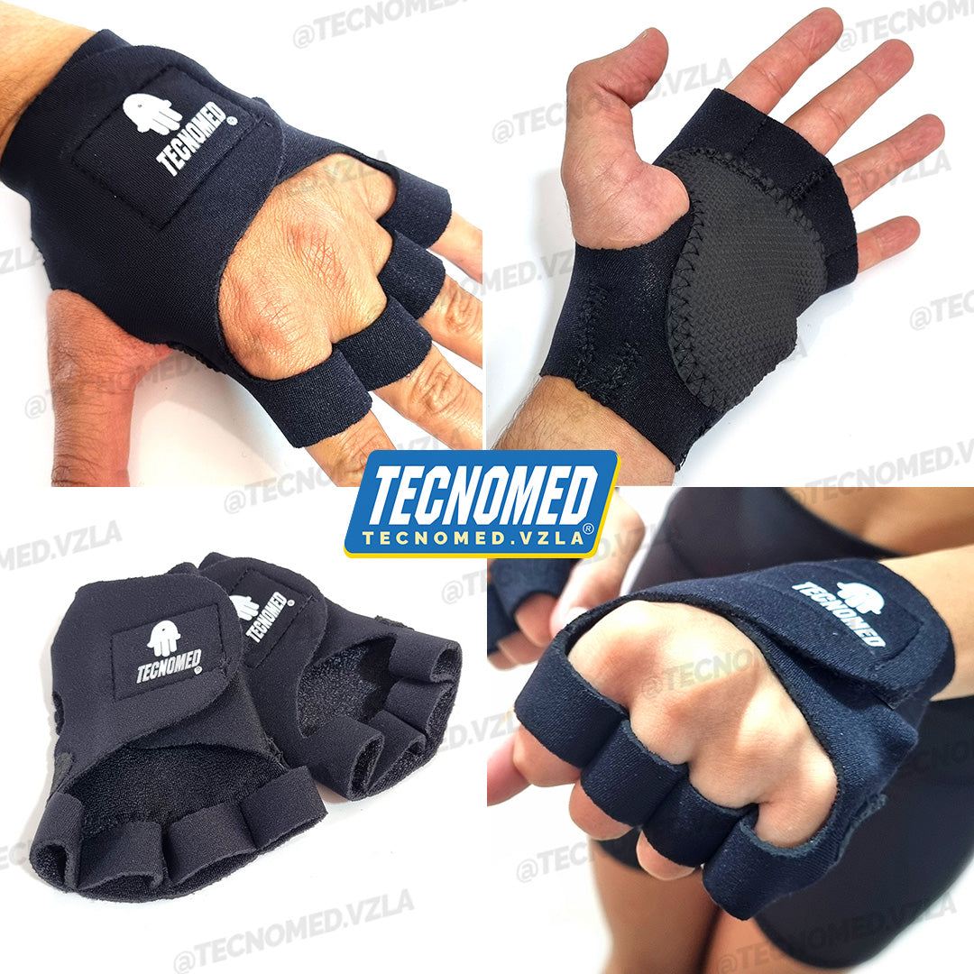 Guantes tipo calleras para gym multiproposito