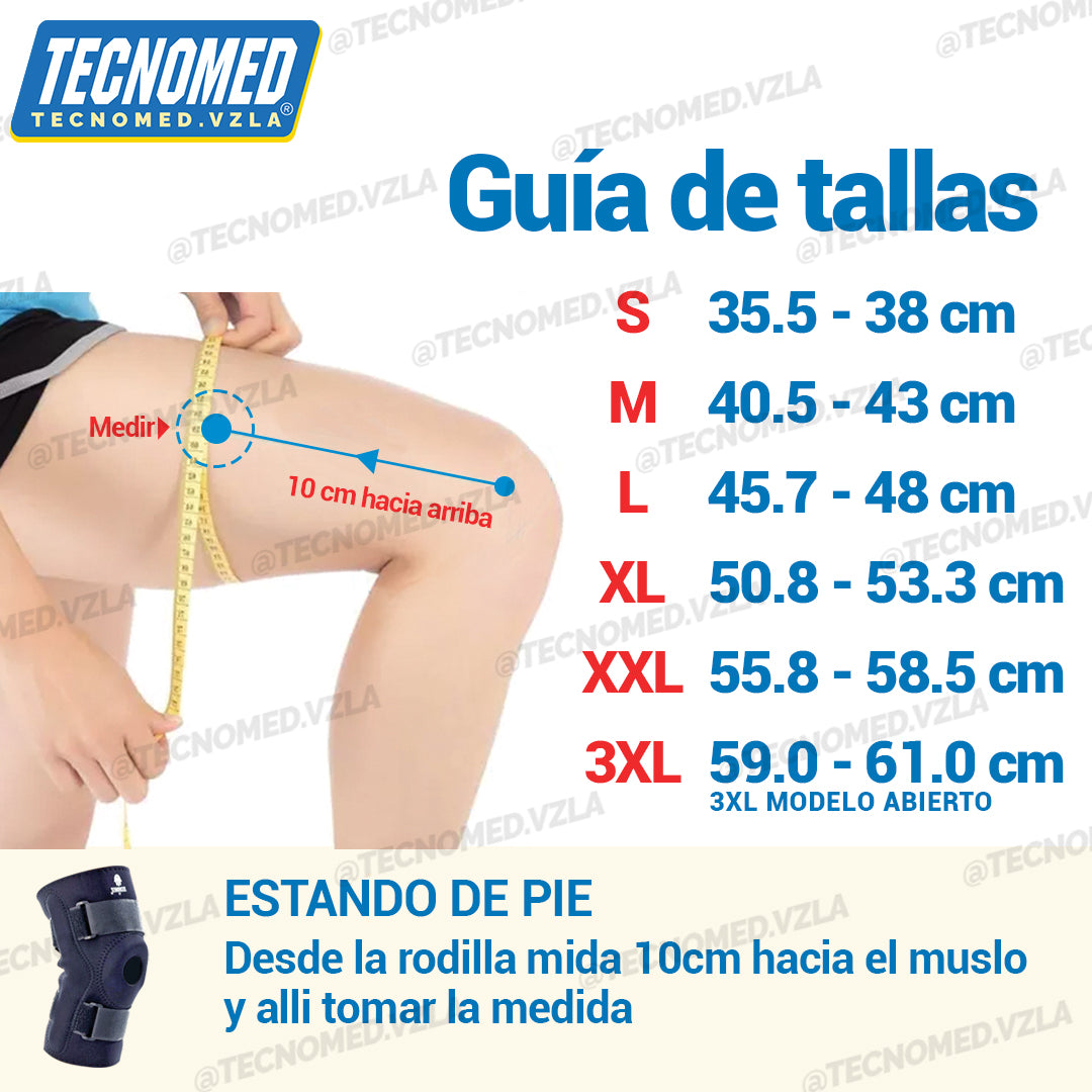 RODILLERA CON BISAGRAS DE SOPORTE