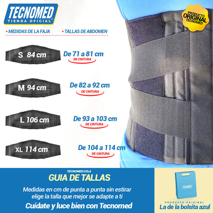 FAJA LUMBOSACRA SOPORTE METALICO