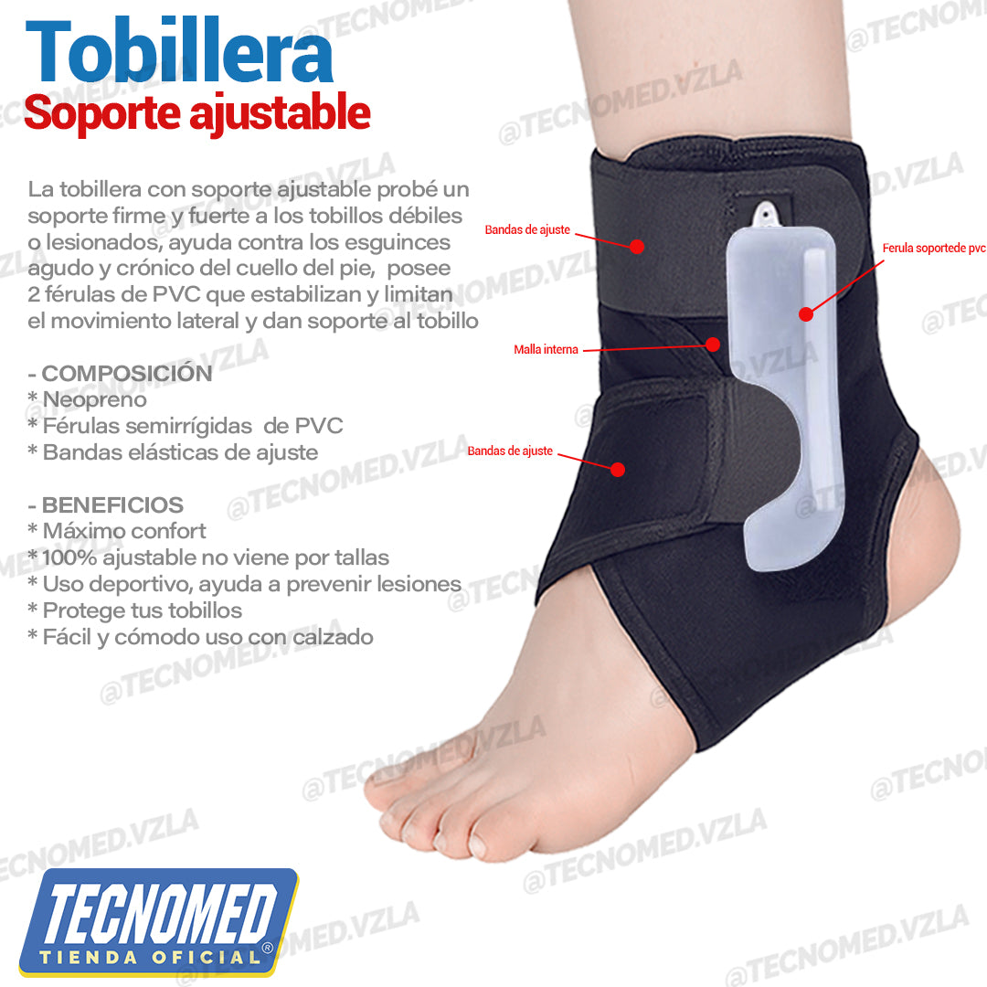 TOBILLERA SOPORTE 100% AJUSTABLE